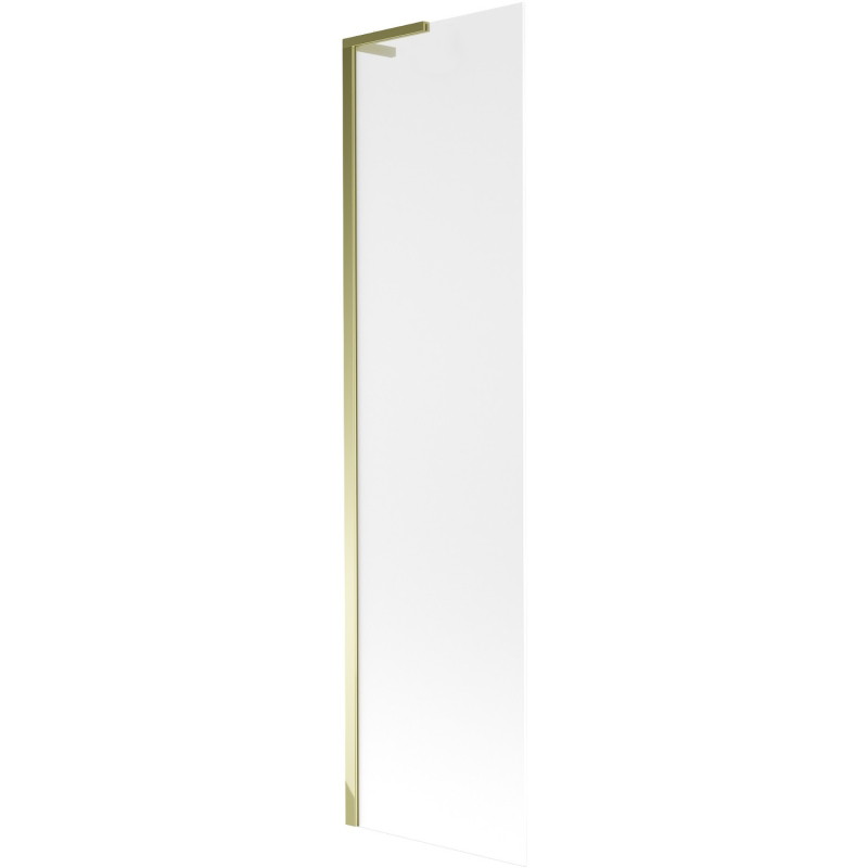 Mexen Next L jednokrilni paravan za kadu 50 x 150 cm, mat, zlatni - 895-050-000-03-30-50