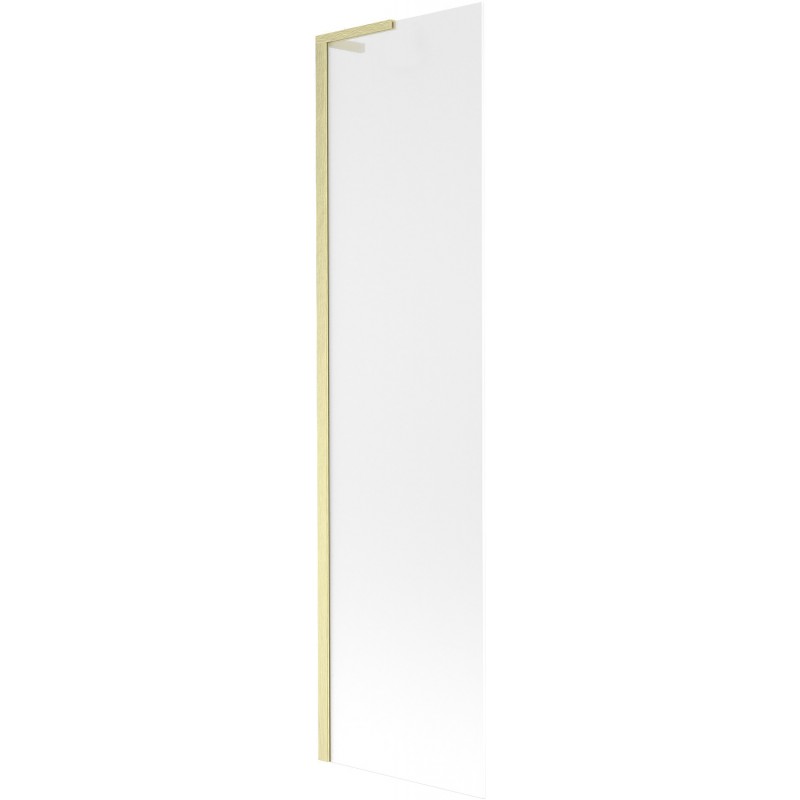 Mexen Next L badwand 1-vleugelig 50 x 150 cm, ijs, goud geborsteld - 895-050-000-03-30-55