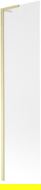 Mexen Next L 1-winged bath screen 50 x 150 cm, frosted, brushed gold - 895-050-000-03-30-55