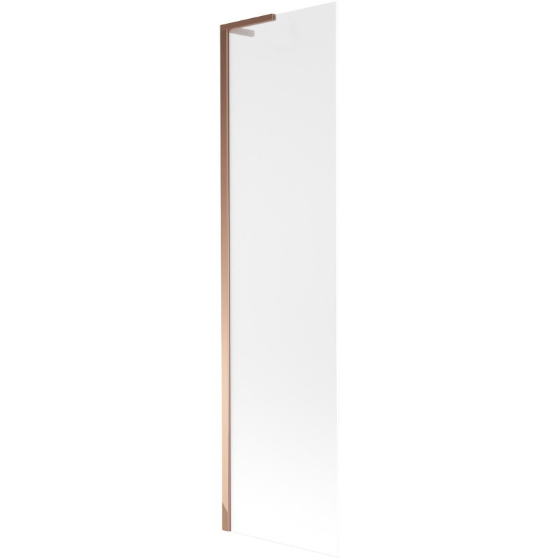 Mexen Next L ühe tiivaga vanniparavani 1-skr, 50 x 150 cm, härmas, roosa kuld - 895-050-000-03-30-60