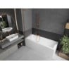 Mexen Next L 1-Wing Bath Screen 50 x 150 cm, Frosted, Brushed Copper - 895-050-000-03-30-65