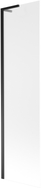 Mexen Next L 1-paneeliga vanni vahesein 50 x 150 cm, matt, must - 895-050-000-03-30-70