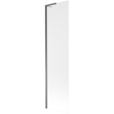 Mexen Next L resguardo de banho de 1 painel 50 x 150 cm, fosco, metal gun - 895-050-000-03-30-95