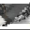 Mexen Next L Badewannenfaltwand 1-flügelig 50 x 150 cm, Graphit, Chrom - 895-050-000-03-40-01