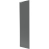 Mexen Next L badwand 1-delig 50 x 150 cm, grafiet, chroom - 895-050-000-03-40-01