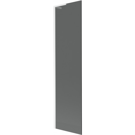 Mexen Next L Badewannen-Faltwand 1-flügelig 50 x 150 cm, grafit, weiß - 895-050-000-03-40-20