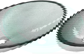 Mexen Mira lavandino da appoggio in vetro 42 x 42 cm, argento - 24124211