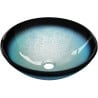 Mexen Mira lavabo de vidrio sobre encimera 42 x 42 cm, azul - 24124247