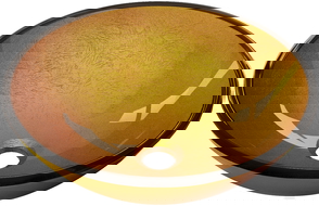 Mexen Mira steklena nadpultna umivalnik 42 x 42 cm, zlata - 24124250