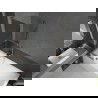 Mexen Next L Badewannenfaltwand 1-flügelig 50 x 150 cm, graphit, gold - 895-050-000-03-40-50