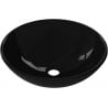 Mexen Mira lavabo en verre à poser 42 x 42 cm, noir - 24124270