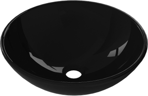 Mexen Mira glass countertop sink 42 x 42 cm, black - 24124270