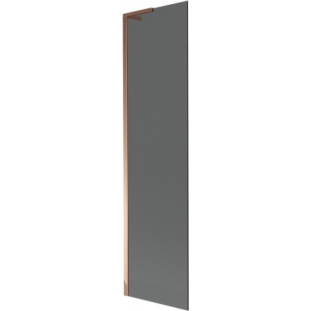 Mexen Next L vannitoa üheosaline vahesein 50 x 150 cm, grafiit, roosa kuld - 895-050-000-03-40-60