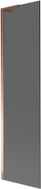 Mexen Next L vannitoa üheosaline vahesein 50 x 150 cm, grafiit, roosa kuld - 895-050-000-03-40-60