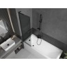 Mexen Next L tuš paravan s jednim krilom 50 x 150 cm, grafit, crni - 895-050-000-03-40-70