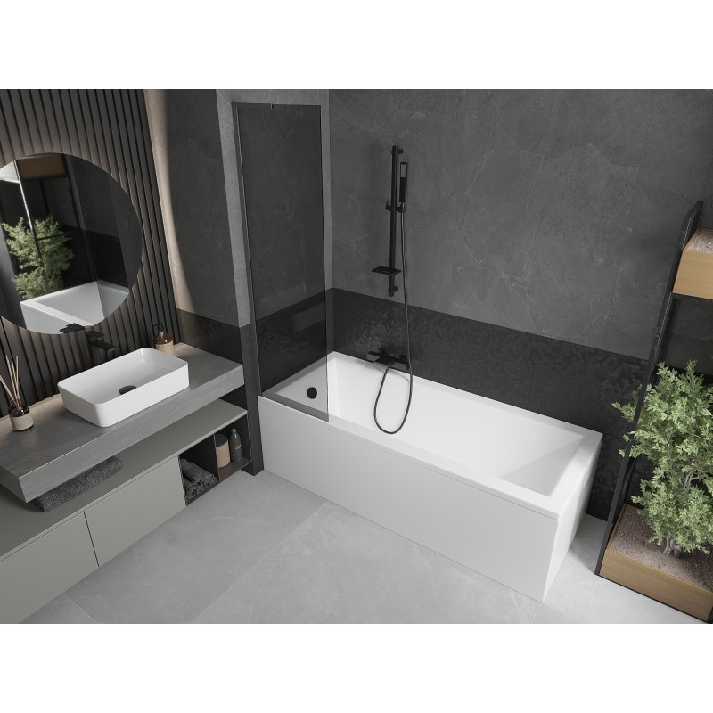 Mexen Next L vannikaitse 1-leheline 50 x 150 cm, grafiit, relvmetall - 895-050-000-03-40-95