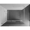 Mexen Kioto+ dušisein riiuliga Walk-in 85 x 200 cm, läbipaistev, valge - 800-085-121-20-00