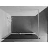 Mexen Kioto+ shower wall with shelf Walk-in 110 x 200 cm, graphite, white - 800-110-121-20-40