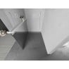 Mexen Kioto+ ścianka prysznicowa z półką Walk-in 70 x 200 cm, lustro, biała - 800-070-121-20-50