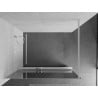 Mexen Kioto+ ścianka prysznicowa z półką Walk-in 90 x 200 cm, lustro, biała - 800-090-121-20-50