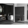 Mexen Kioto+ Duschwand mit Regal Walk-in 120 x 200 cm, Spiegel, weiß - 800-120-121-20-50
