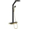 Mexen Bolt ensemble de douche apparente avec pomme de douche et robinet, noir/or - 78108-75