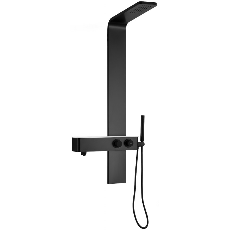 Mexen Sund pannello doccia, nero - 7620-02-70