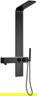 Panneau de douche Mexen Sund, noir - 7620-02-70