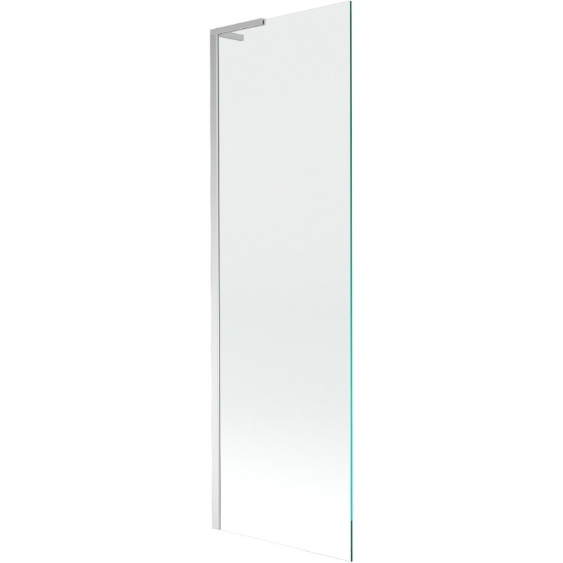 Mexen Next L vannitoapaneel 1-leheline 60 x 150 cm, läbipaistev, kroom - 895-060-000-03-00-01