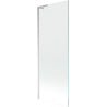 Mexen Next L nurgavannide vahesein, 1 tiib, 70 x 150 cm, läbipaistev, kroom - 895-070-000-03-00-01
