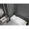 Mexen Next L paroi de baignoire 1 volet 80 x 150 cm, transparent, chrome - 895-080-000-03-00-01