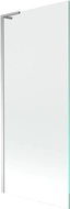 Mexen Next L badwand 1-vleugelig 80 x 150 cm, transparant, chroom - 895-080-000-03-00-01