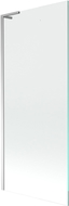 Mexen Next L dušas ekrāns, 1-durvju, 80 x 150 cm, caurspīdīgs, hromēts - 895-080-000-03-00-01