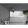 Écran de baignoire Mexen Next L 1 aile 90 x 150 cm, transparent, chrome - 895-090-000-03-00-01