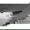 Mexen Next L badwand 1-delig 90 x 150 cm, transparant, chroom - 895-090-000-03-00-01