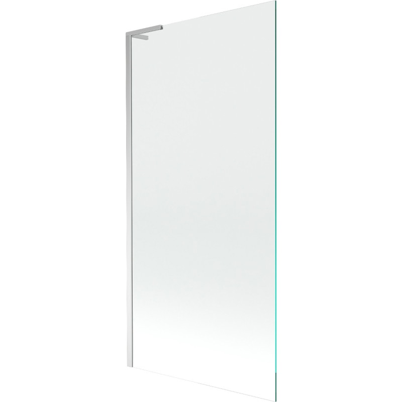 Mexen Next L ühe iluküüne vannisein 90 x 150 cm, läbipaistev, kroom - 895-090-000-03-00-01