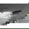 Mexen Next L badwand 1-vleugelig 100 x 150 cm, transparant, chroom - 895-100-000-03-00-01