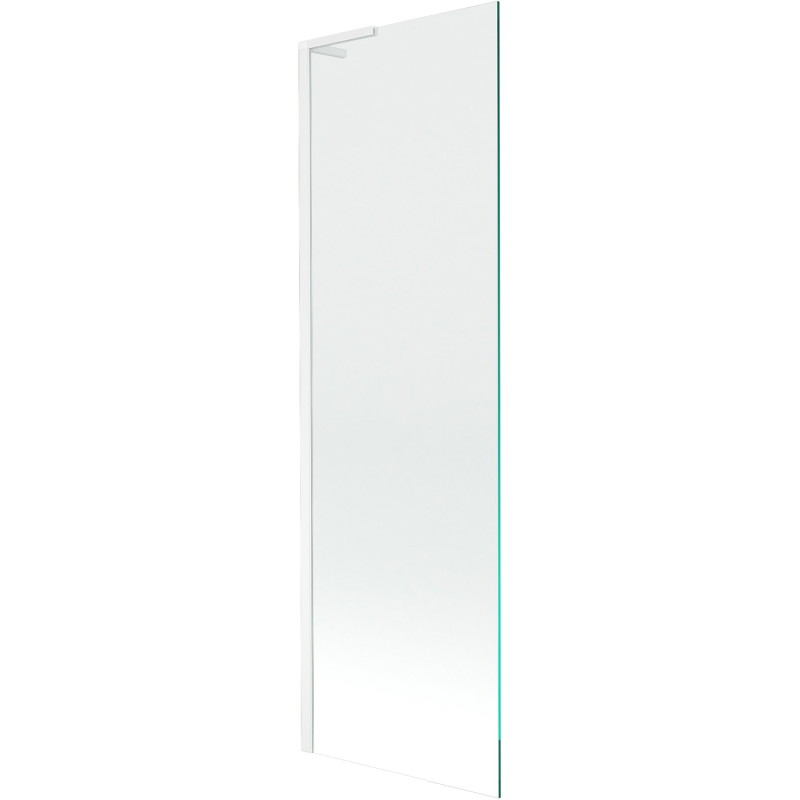 Mexen Next L parawan nawannowy 1-skrzydłowy 60 x 150 cm, transparent, biały - 895-060-000-03-00-20