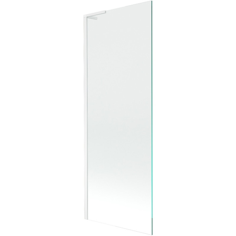 Mexen Next L 1-paneeliga vannisirm 70 x 150 cm, läbipaistev, valge - 895-070-000-03-00-20