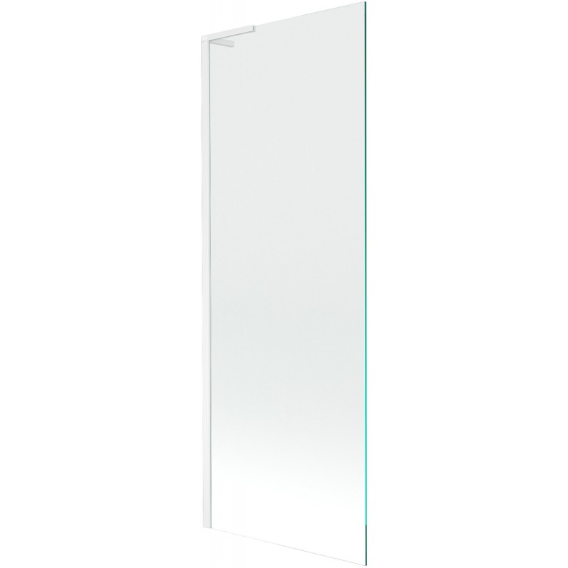 Mexen Next L Badewannenabtrennung 1-flügelig 70 x 150 cm, transparent, weiß - 895-070-000-03-00-20