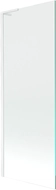 Mexen Next L 1-wing bathtub screen 70 x 150 cm, transparent, white - 895-070-000-03-00-20