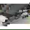 Mexen Next L badwand 1-delig 80 x 150 cm, transparant, wit - 895-080-000-03-00-20