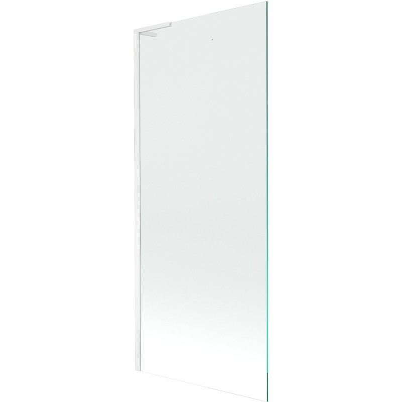 Mexen Next L 1-lahtriline dušisein 80 x 150 cm, läbipaistev, valge - 895-080-000-03-00-20