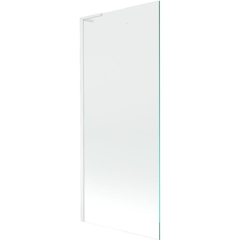 Mexen Next L parawan nawannowy 1-skrzydłowy 80 x 150 cm, transparent, biały - 895-080-000-03-00-20