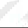 Mexen Next L badwand 1-delig 80 x 150 cm, transparant, wit - 895-080-000-03-00-20