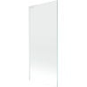 Mexen Next L paroi de baignoire à 1 volet 80 x 150 cm, transparent, blanc - 895-080-000-03-00-20
