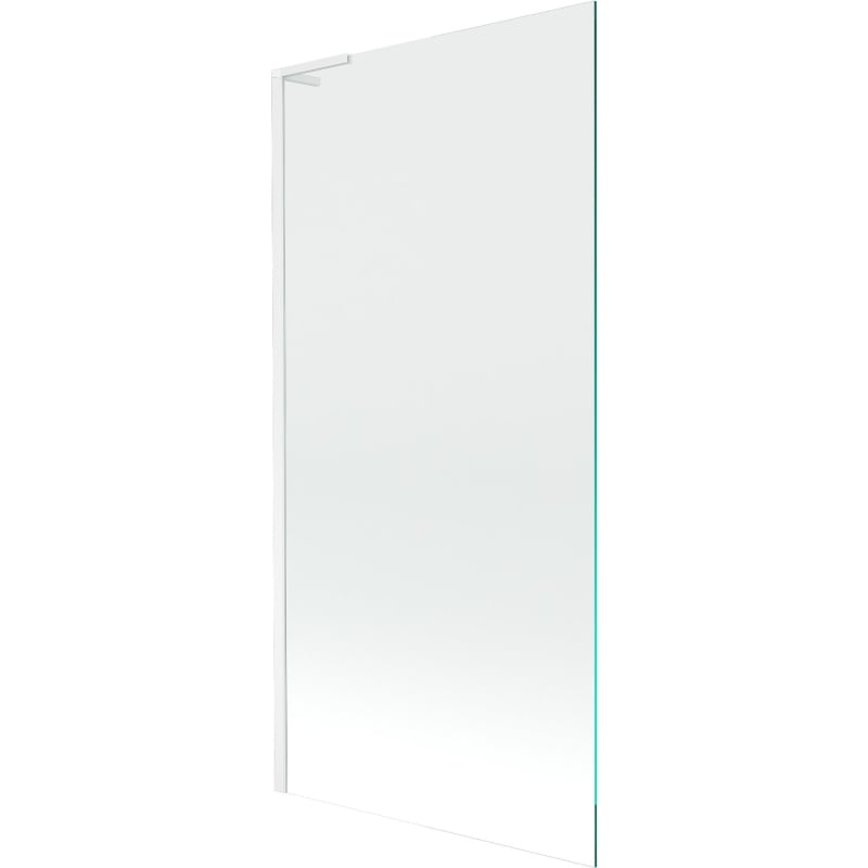 Mexen Next L parawan nawannowy 1-skrzydłowy 90 x 150 cm, transparent, biały - 895-090-000-03-00-20