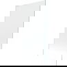 Mexen Next L badwand 1-delige 90 x 150 cm, transparant, wit - 895-090-000-03-00-20