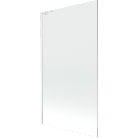 Mexen Next L Badewannenfaltwand 1-flügelig 100 x 150 cm, transparent, weiß - 895-100-000-03-00-20