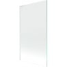 Mexen Next L single-panel shower screen 100 x 150 cm, transparent, white - 895-100-000-03-00-20